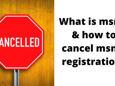 What is msme & how to cancel msme registration